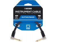 <b>BOSS BIC-PC</b> Cabo Audio Patch Jack angulado/angulado mono 15cm para Pedalboards Revestimento Malha <b>Garantia Vitalícia</b> <b>BOSS BIC-PC</b> Cabo Audio Patch Jack angulado/angulado mono 15cm para Pedalboards Revestimento Malha <b>Garantia Vitalícia</b>